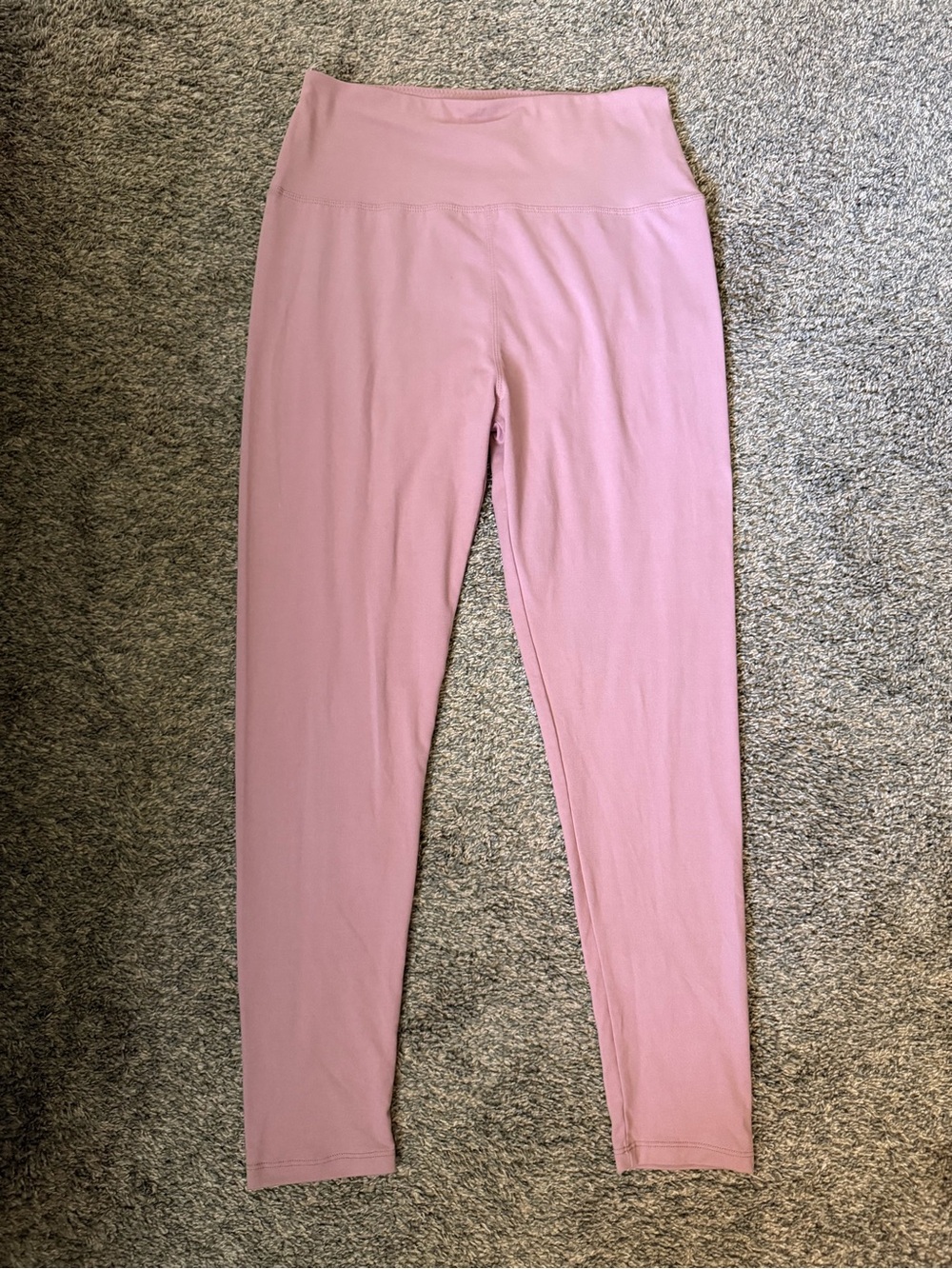 Mauve Pink High-Waist Leggings